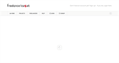 Desktop Screenshot of freelancetarget.com